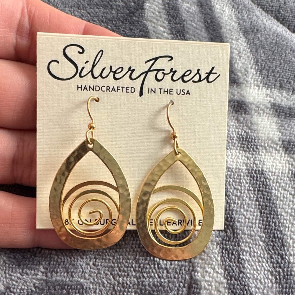 Silver Forest Earrings